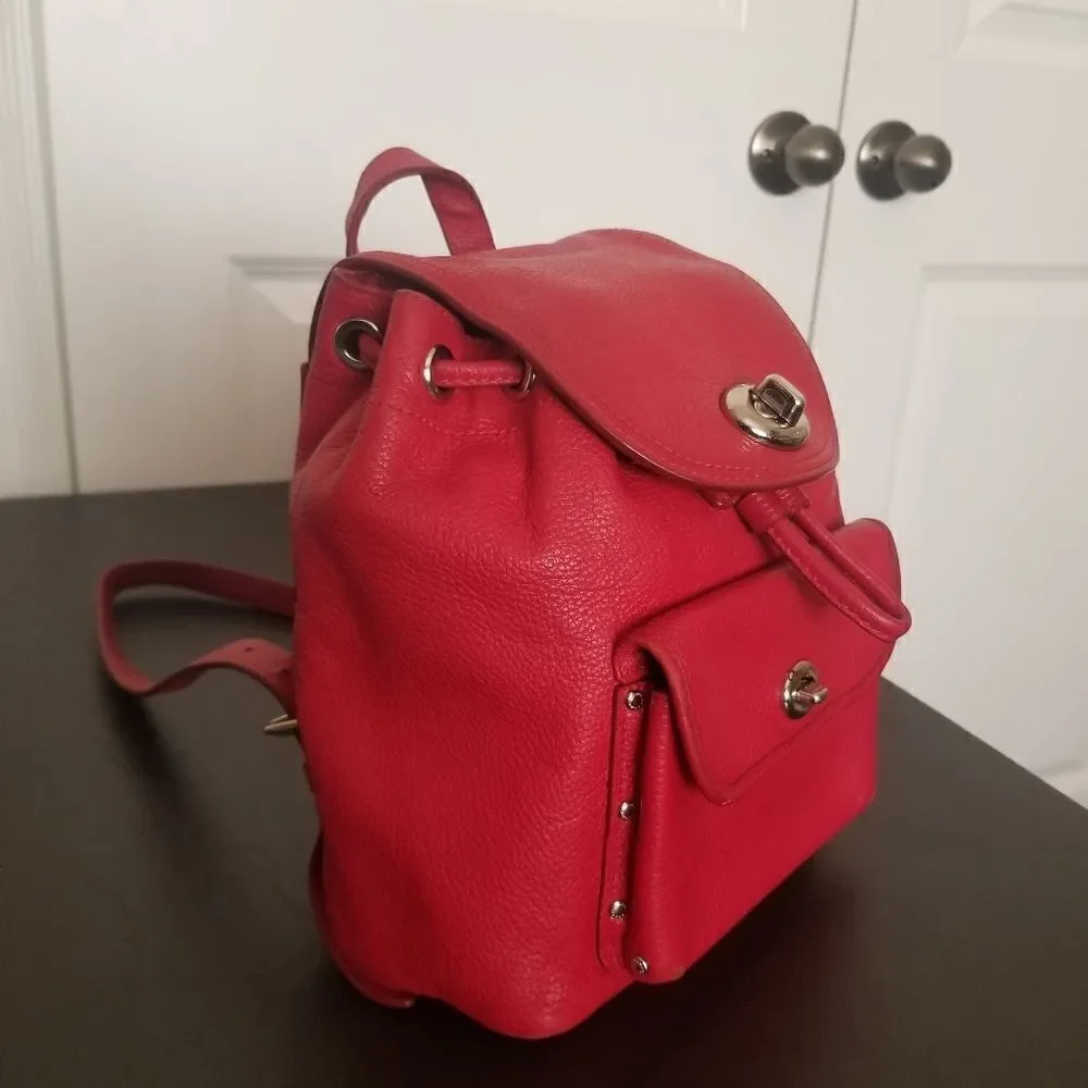 Coach Mini Leather Backpack - Picture 3 of 9